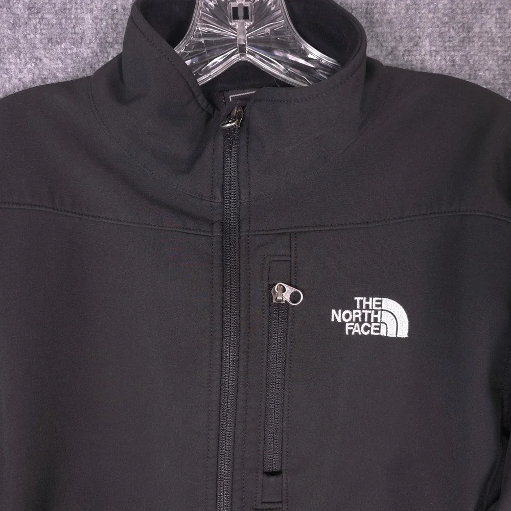 The North Face Apex Bionic Softshell Jacket Mens Small Black Windproof Outdoor